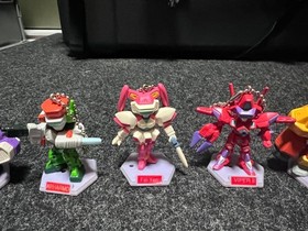 Sega Virtual-On Figuras Keychains Set  Retro  Unopened