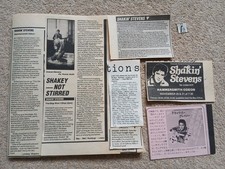 Shakin' Stevens  - UK/Japanese Cuttings