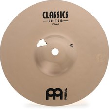 Meinl Cymbals 8 inch Classics Custom Brilliant Splash Cymbal 2-pack