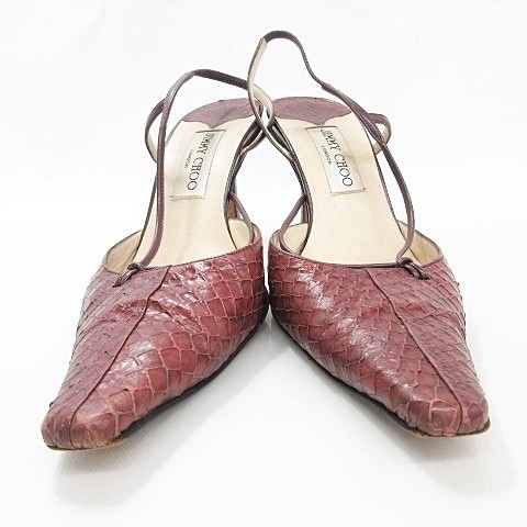 Rare Jimmy Choo Python Pattern Pumps Size EU36.5/… - image 7