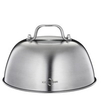 Kuchenprofi BBQ Burger Grilldeckel, Edelstahl, Ø 16 X 9,5 Cm