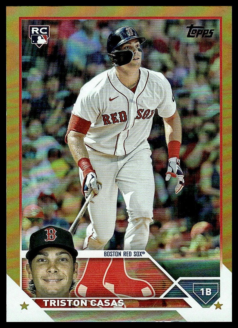 2023 Topps #92 Triston Casas Gold Foil RC