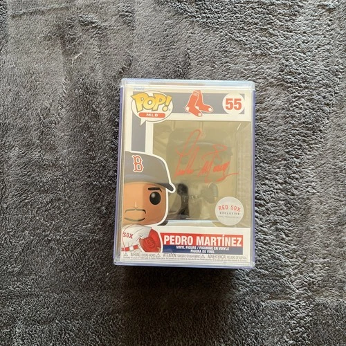 Funko Pop! MLB Pedro Martinez #55 Red Sox 2827 Piece Exclusive Autographed