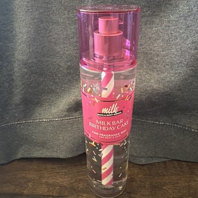 Bath & Body Works Milk Bar Raspberry Holiday Pie Bar Fragrance Body Mist 8 oz 