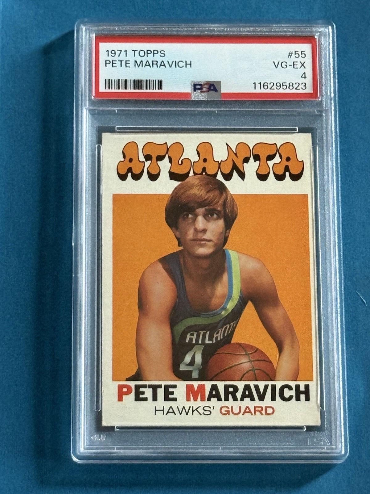 1971-72 Topps #55 Pete Maravich PSA 4