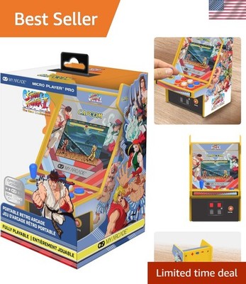 Capcom Official Super Street Fighter II Micro Player: 2 Games in 1, LCD Display