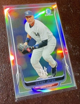 2014 Bowman Chrome Refractor #89 Derek Jeter 324/500 New York Yankees HOF