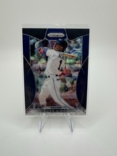 2019 Panini Prizm - Tier II Ozzie Albies #161 Navy Blue Kaleidoscope Prizm /35