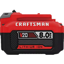 8.0Ah For Craftsman V20 20 Volt MAX Lithium Battery CMCB204 CMCB202 CMCB201 New