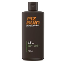 Piz Buin Moisturising Sun Lotion SPF 15 (200ml), Advanced Skincare Cream with UV 55.20 per litre