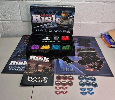 Risk 2012 Halo Wars Collectors Edition Board Game Hasbro Strategy 100% Complete