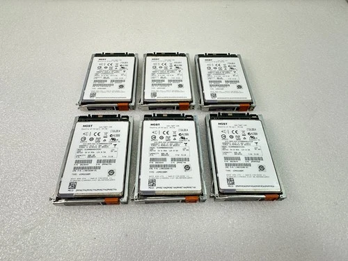 LOT OF 6 EMC HGST 800GB 2.5" SAS SSD Drv 118033288-01 HUSMM8080ASS201 w CADDY 🚚