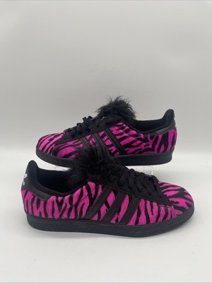 Adidas Herren Jeremy Scott Bones Campus 80 Sneaker Schwarz Pink UK 9 EU 43 1/3 NEU