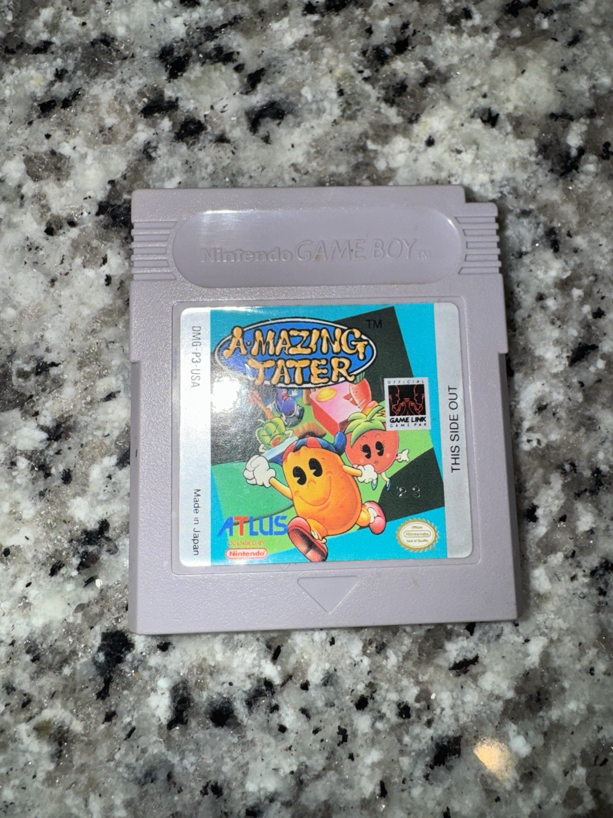 Amazing Tater Nintendo Game Boy **Authentic** Great Shape! Free Shipping! Rare!