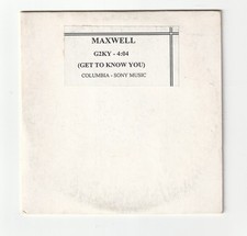 ♫ - MAXWELL - GET TO KNOW YOU - CD ADVANCE PROMO 1 TITRE - 2000 - BON ÉTAT - ♫
