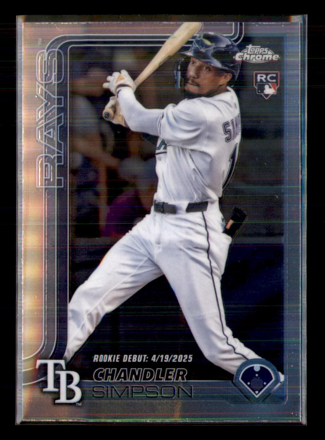 2025 Topps Chrome Update #USC17 Chandler Simpson The BallCap Exec