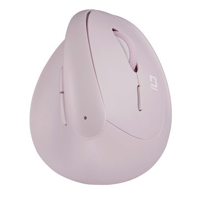 Digio2 Mini Ergonomic Bluetooth Mouse, Quiet, BlueLED, Pink