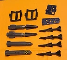 vintage G.I. GI JOE gijoe COBRA RATTLER PARTS LOT #25 missiles bombs FREE SHIP
