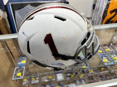 clemson football practice helmets CLEMSON TIGERS Authentic Riddell Practice/Game Worn Full Size Used Helmet