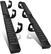 DNA Motoring 6.75" Flat Running Boards Side Step Bars Compatible with 2007-2018 