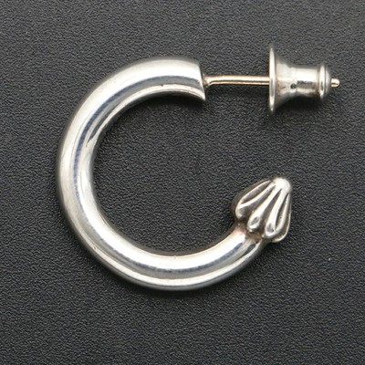 Chrome Hearts Plain hoop earrings 3.59g 133234