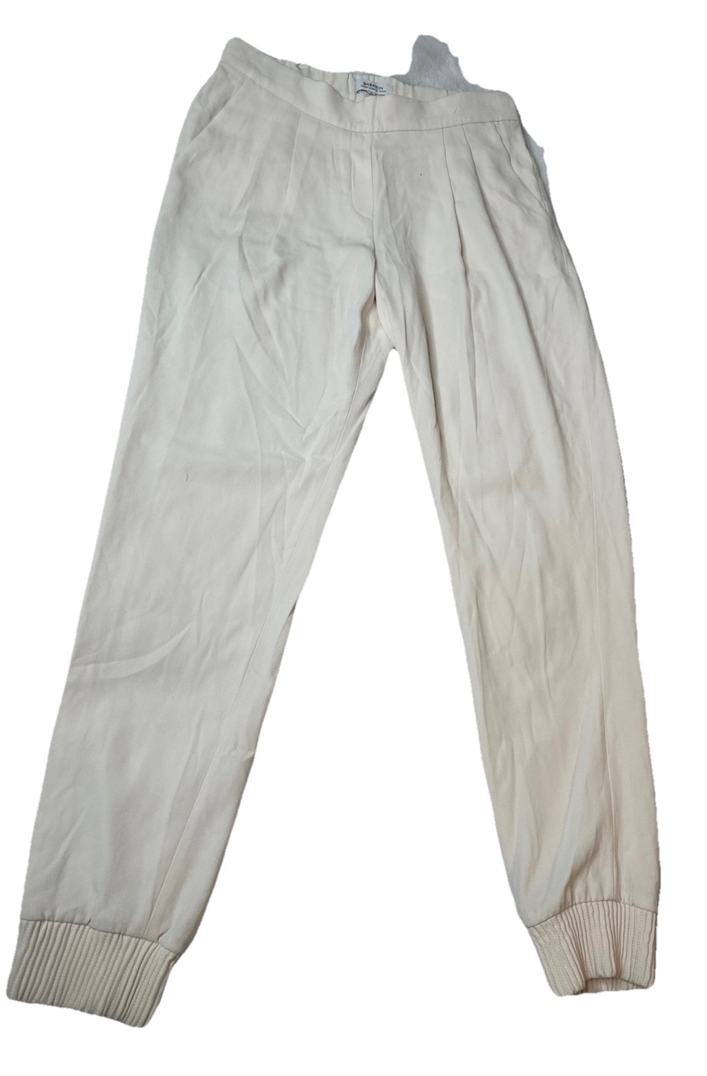 Aritzia Babaton Pant Pull-On Jogger Pants Women's Size 4 Off White