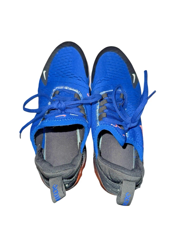 Nike Air Max 270 WOMENS SZ 8 PRE-OWNED Racer Blue Hyper Crimson Shoe AH8050-900 - Image 3 of 4