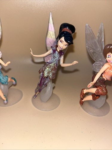 Disney Parks Pixie Hollow Fairies Figure Toy Playset Bundle Iridessa Periwinkle - Picture 4 of 13