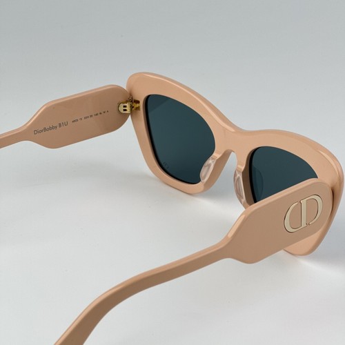 Dior Women Sunglasses Powder Pink Green Butterfly DIORBOBBY B1U 40C0 NEW - Picture 5 of 11