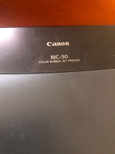 Canon bjc-50 Printer Portable Color Bubble Jet - Picture 2 of 7