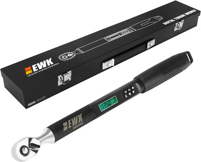 Digital Torque Wrench 3/8'' Drive 5-100 Ft-Lbs for Small Car Repairs