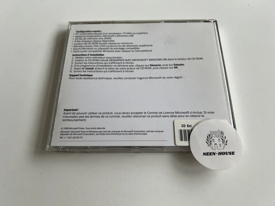 Démarrer Avec Microsoft Windows 98 - Microsoft Press CD - Photo 3/3