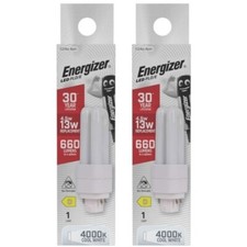 Energizer LED PLD E G24q 4 Pin 4.5W 660lm 4000K (Cool White) Bulb Bulbs S30424