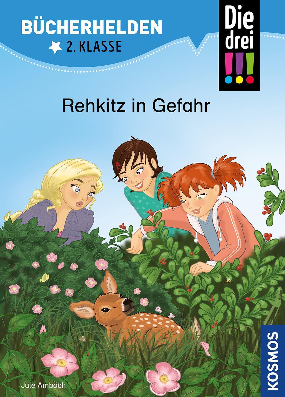 Die Drei , Bücherhelden 2. Klasse, Rehkitz In Gefahr Jule Ambach