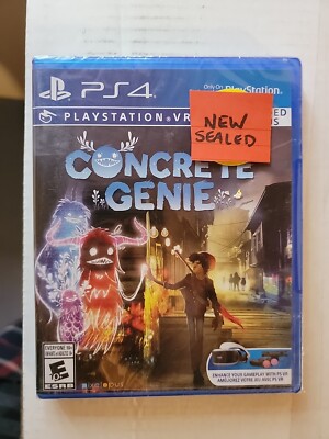 Concrete Genie PS4 with PSVR Compatibility New Sealed