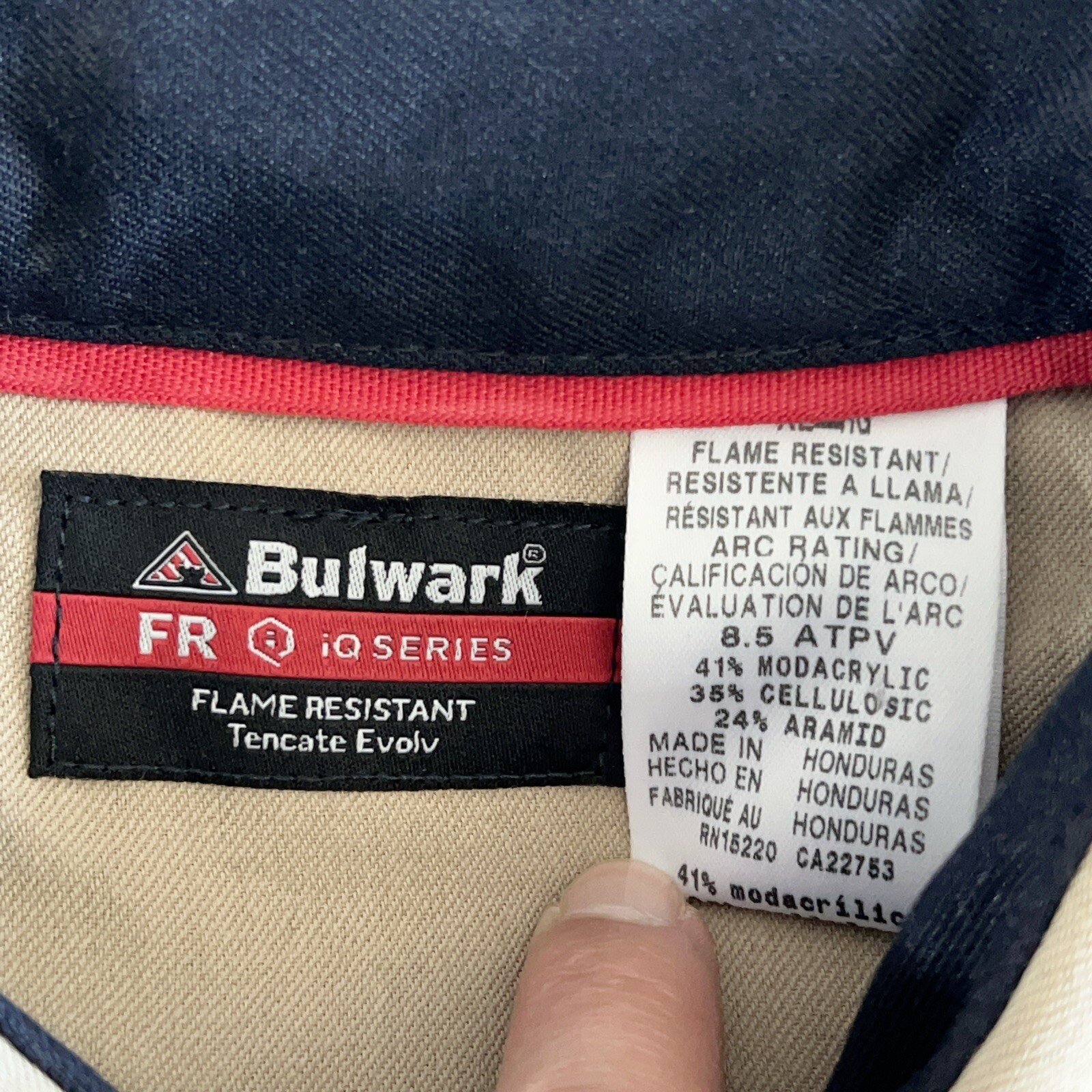 Bulwark FR IQ Series 2112 Cat 2 Flame Resistant Tan Comfort Woven Men's