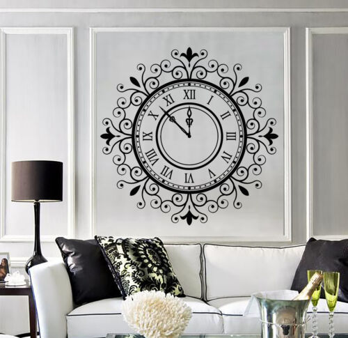 Vinyl Wall Decal Mechanical Wall Clocks Time Home Decor Stickers (1275ig) |  eBay
