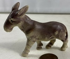 Vintage 1930's Plaster Filled Celluloid Donkey Made in Japan 2 tall