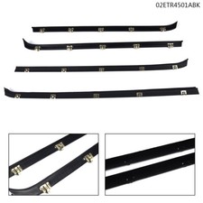 Front Rear Window Sweep Felt Weatherstrip Seal Fit For Chevrolet Gmc Jimmy Door