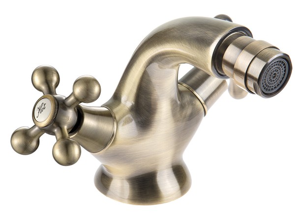 Bidetarmatur In Antik Messing Stilo Badarmatur Bidet-Mischbatterie Bidetmischer-image
