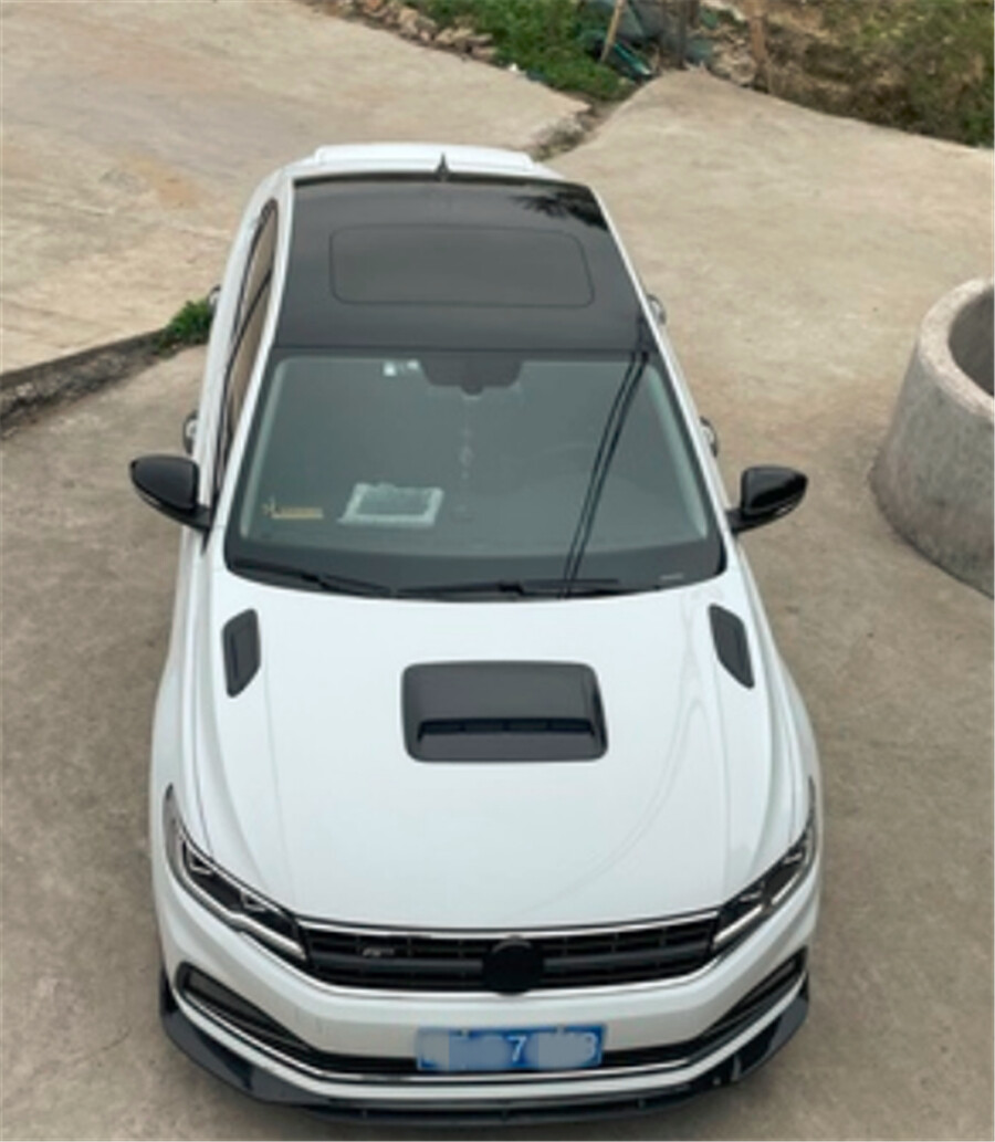 3PCS Universal Black Car Air Flow Intake Hood Scoop Vent Bonnet Decorative Cover