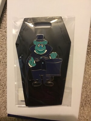 Disney WDI D23 Haunted Mansion The Muppets Fozzy Bear Hatbox Ghost LE 999 Pin