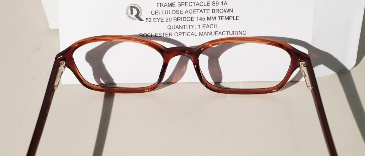 米軍 実物 ROMCO S9-1A眼鏡フレーム 10 New Rochester Romco S9-1A Military Issue Eyeglass Frame 4 1/2