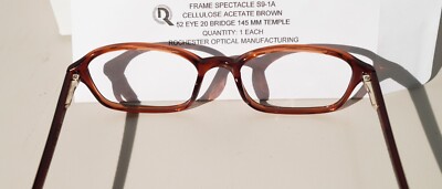 米軍 実物 ROMCO S9-1A眼鏡フレーム New Rochester Romco S9-1A Military Issue Eyeglass Frame 4 1/2 - 5