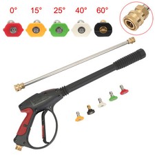 4000PSI High Pressure Power Washer Spray Gun 5 Nozzles For Car Jet Washing Lance