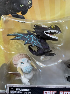 HOW TO TRAIN YOUR DRAGON TRU EPIC BATTLE 4-PACK MINI SKRILL TERROR