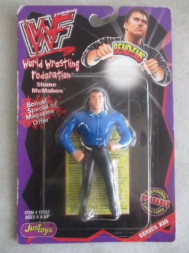SEALED MOC 2000 WWF BEND-EMS SHANE MCMAHON SERIES ...