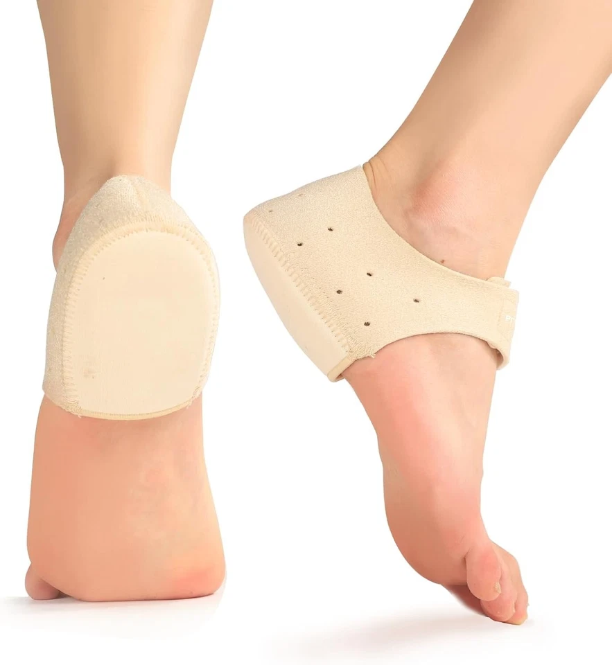 Plantar Fasciitis Heel Cup Protectors - Promifun Heel Cups for Heel Spur,Achille
