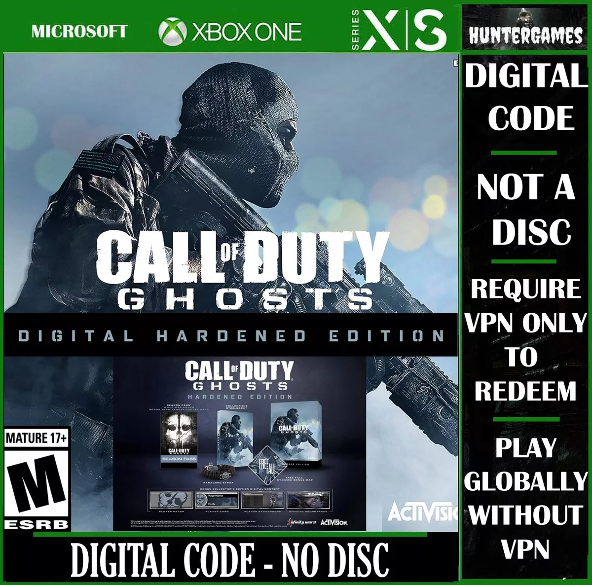 Buy Call of Duty: Ghosts - Digital Hardened Edition (Xbox One