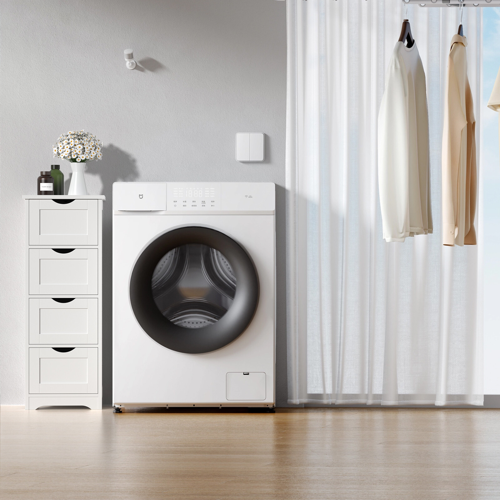 Freestanding Floor Cabinet Bathroom Storage Cabinet for Bedroom Living Room K4Y0